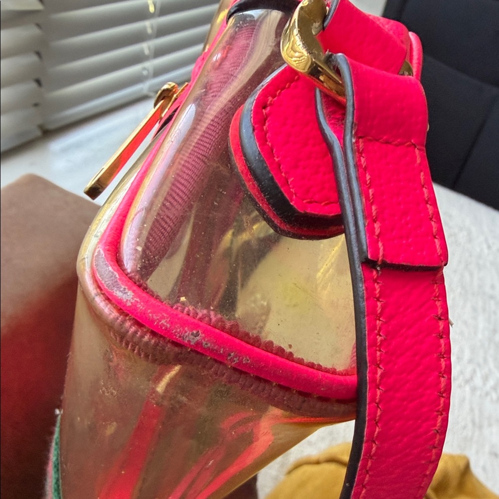 Gucci mini ophidia transparent Pink Crossbody Bag - Picture 13 of 14